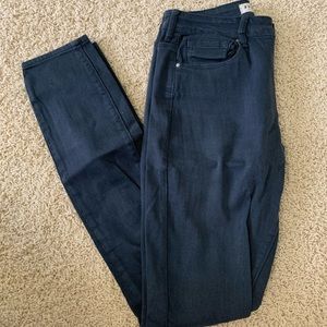 high rise skinny jeans